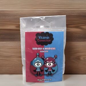 Vitamin Connection Vita-Boy & Mina-Girl Enamel Pin Limited Run PAX Exclusive